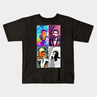 The four personalities of a single man Kids T-Shirt